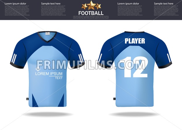 623x445 Football T Shirts Vector Design Template For Soccer Jersey