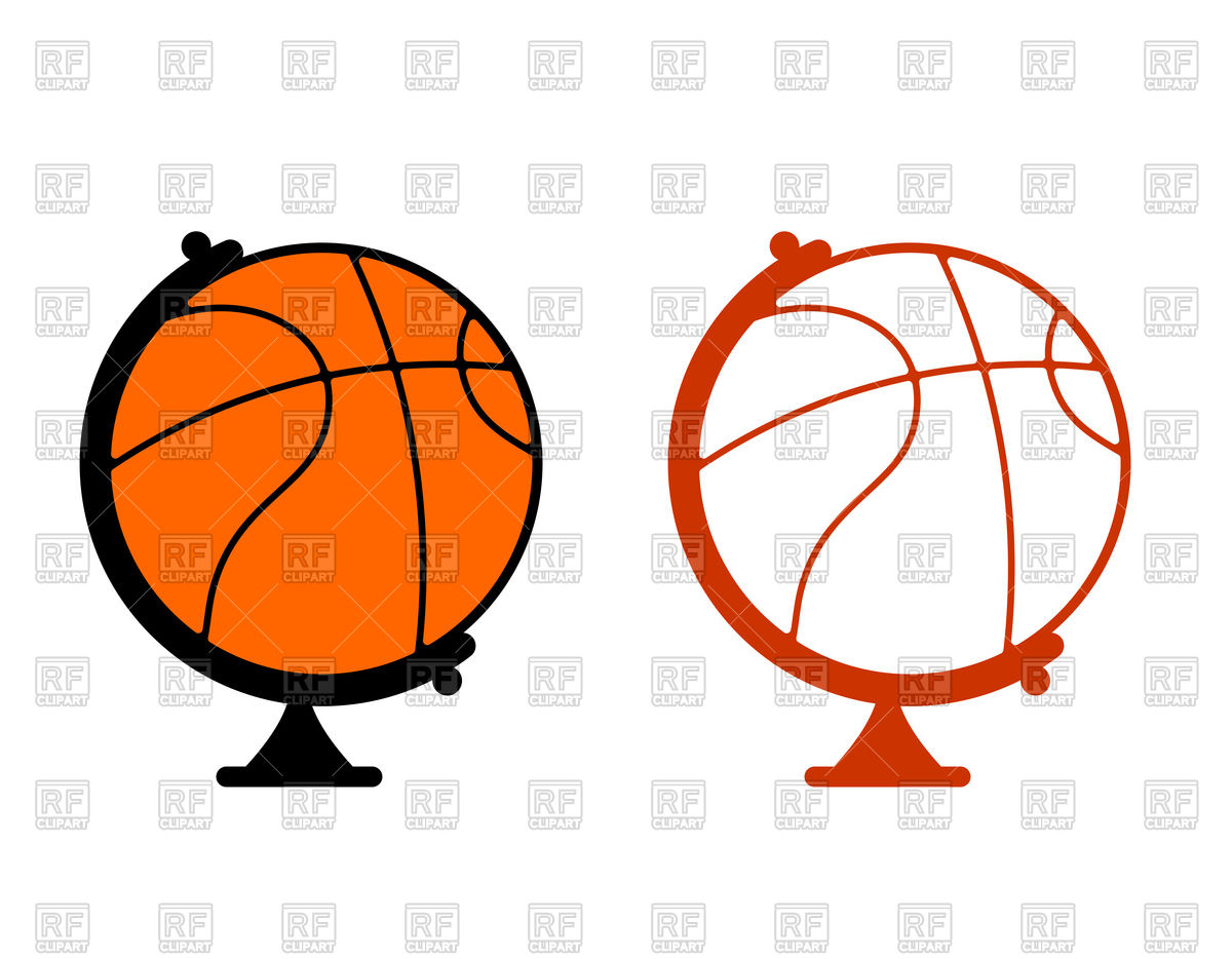1200x934 Globe Basketball Logo Vector Image Of Icons And Emblems