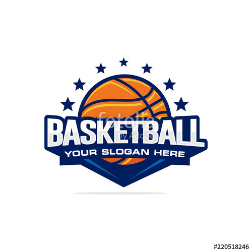 500x500 Basketball Logo Vector Stock Image And Royalty Free Vector