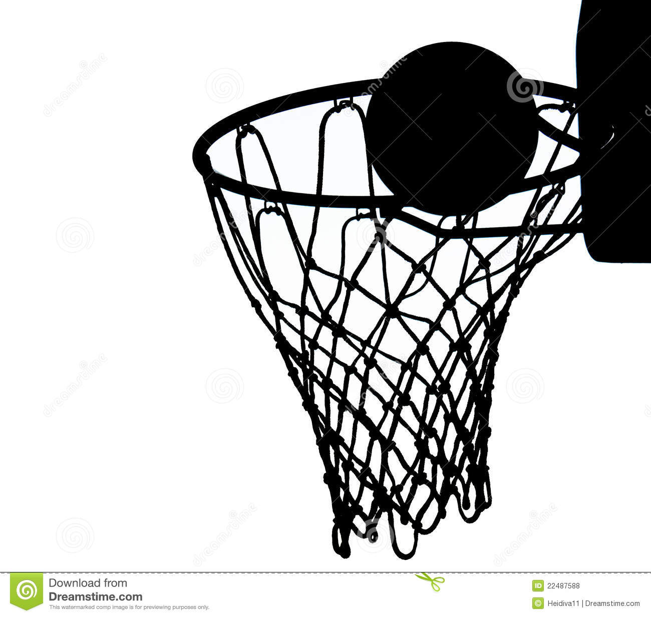 Basketball Net Vector
