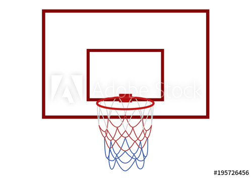500x353 Basketball Net Vector
