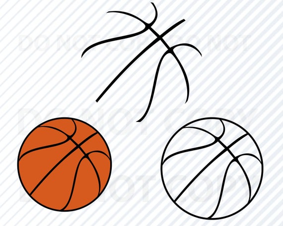 Download Basketball Outline Vector at Vectorified.com | Collection ...