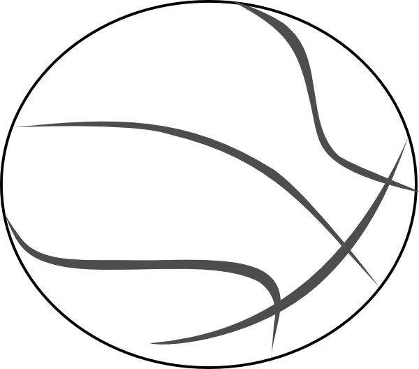 Download Vector About Basketball Outline Item Vector 600x528 Download Vector About Basketball Outline Item Vector