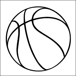 Basketball Outline Basketball Basketball Art, Locker Signs 250x250 Basketball Outline Basketball Basketball Art, Locker Signs
