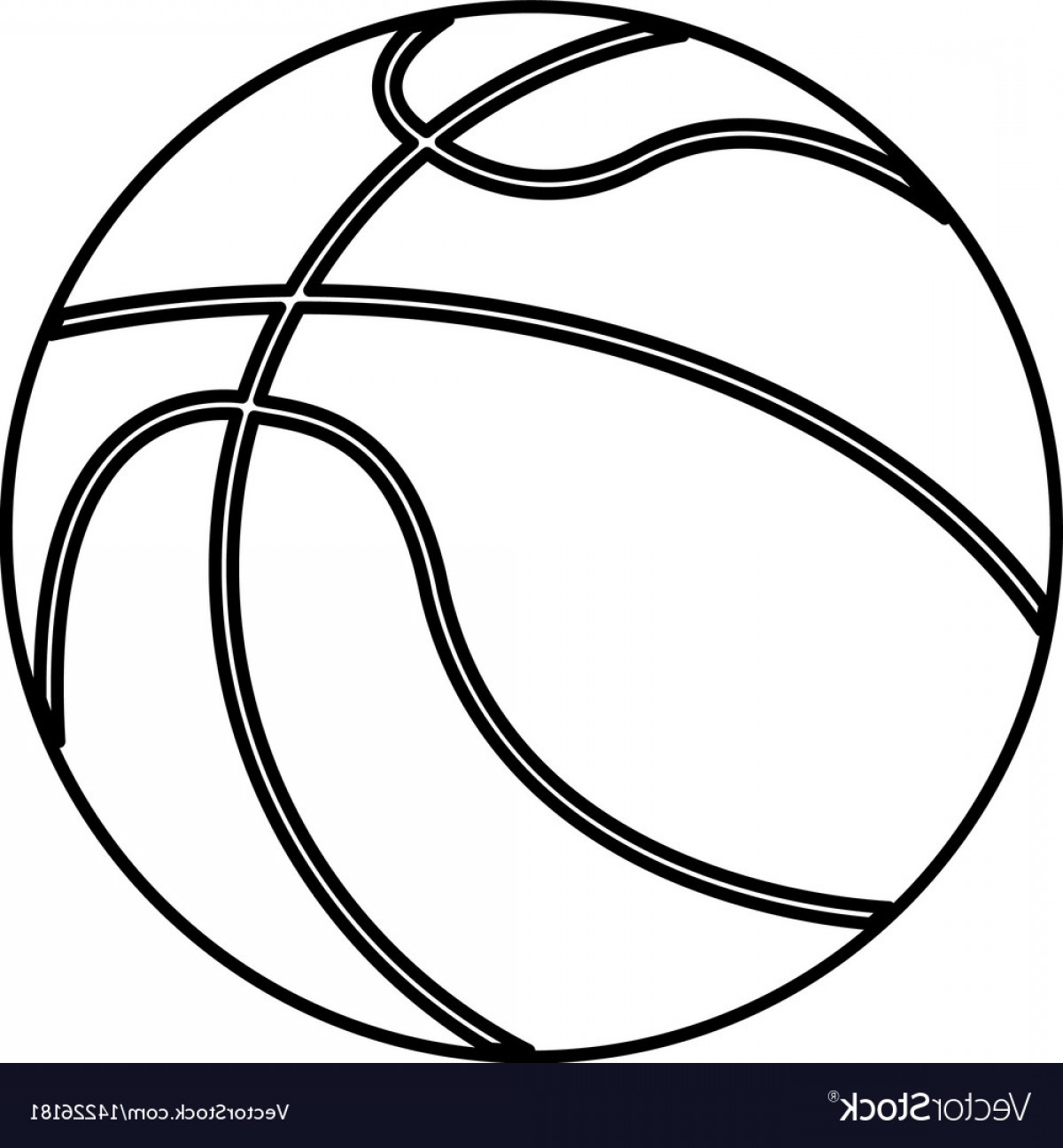 Ball Basketball Sport Equipment Outline Vector Soidergi 1200x1296 Ball Basketball Sport Equipment Outline Vector Soidergi