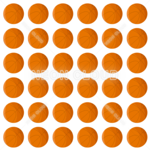 Basketball Pattern Vector