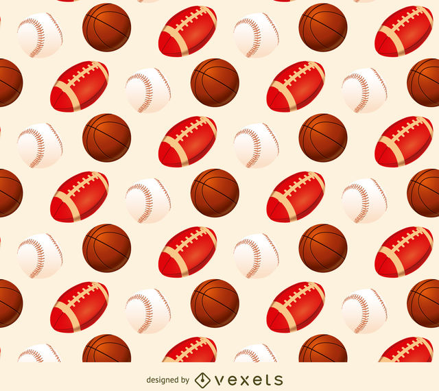 640x570 Baseball Basketball And Football Pattern