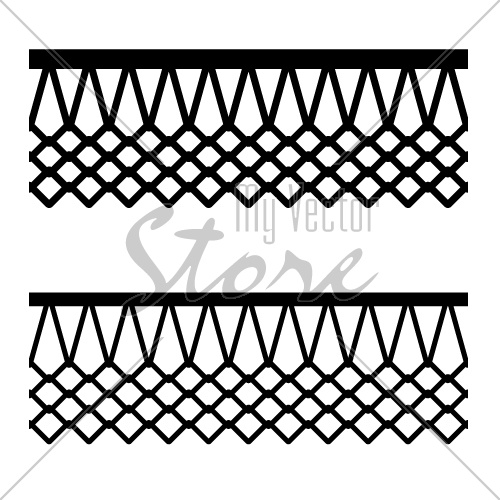 500x500 Basketball Basket Net Seamless Pattern Vector