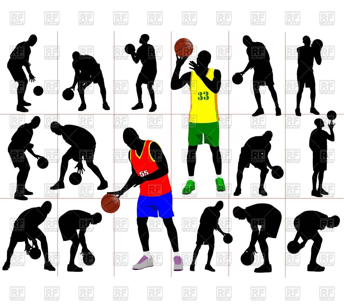 1200x1071 Basketball Player Silhouette