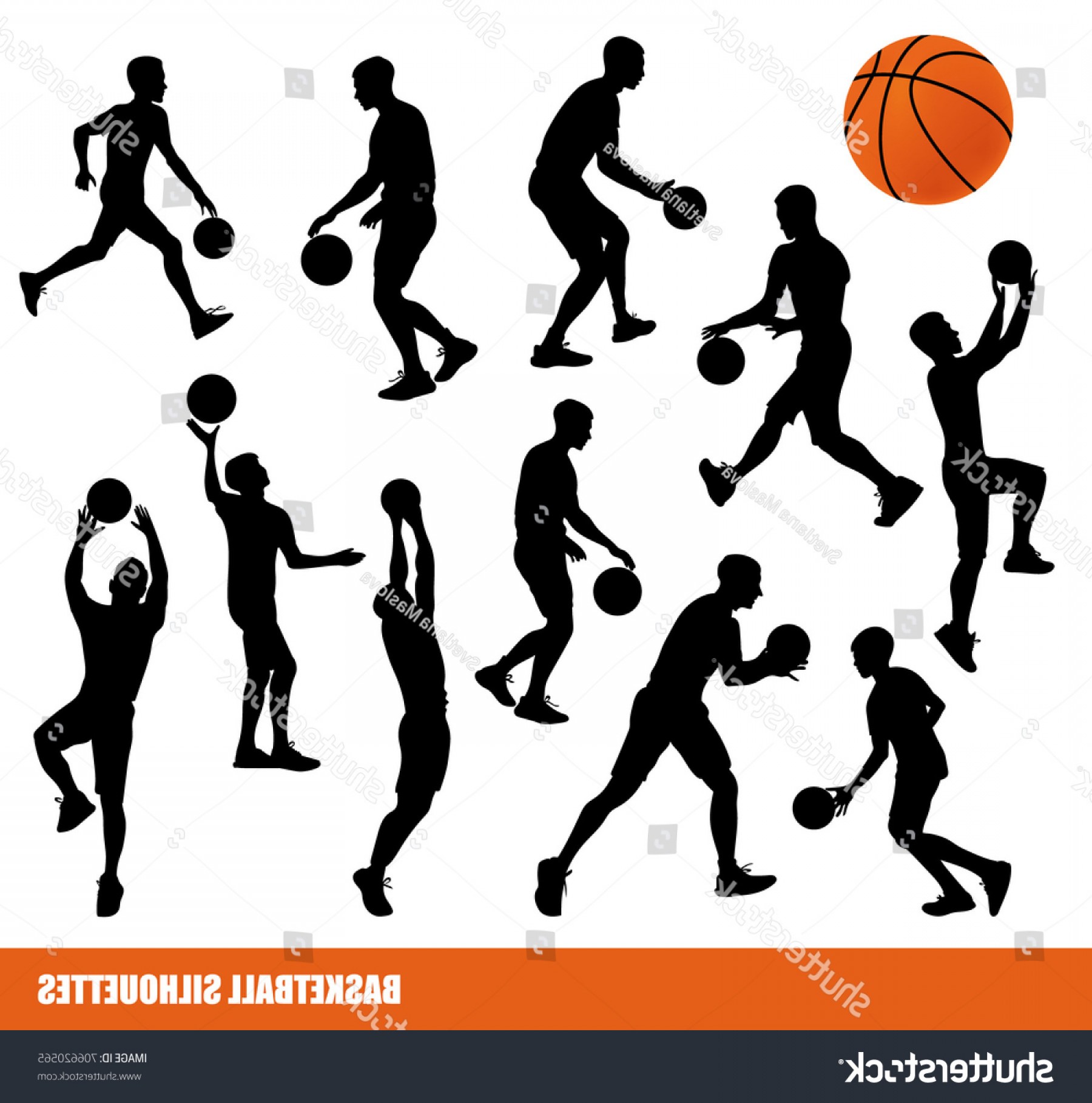 1800x1818 Basketball Player Silhouette Vector Illustration Isolated Soidergi