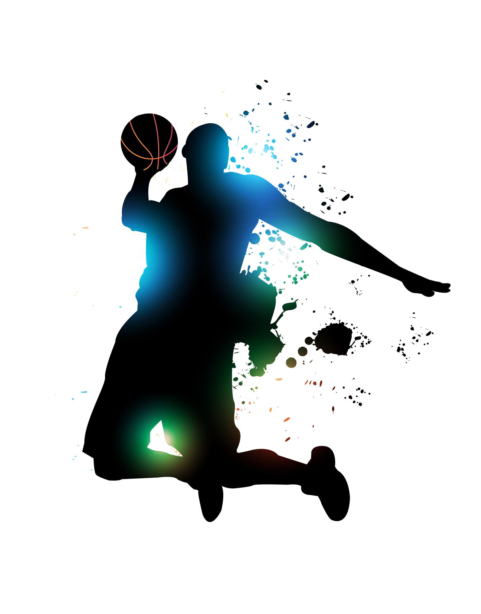 Basketball Player Vector