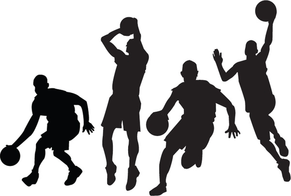 600x404 Basketball Players Vectors Free Vector In Adobe Illustrator