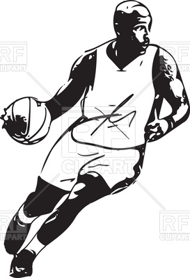 273x400 Sketch Of Basketball Player Vector Image Of People Aroastock