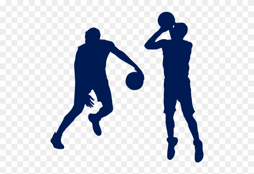 880x604 Basketball Player With Ball Vector Clipart