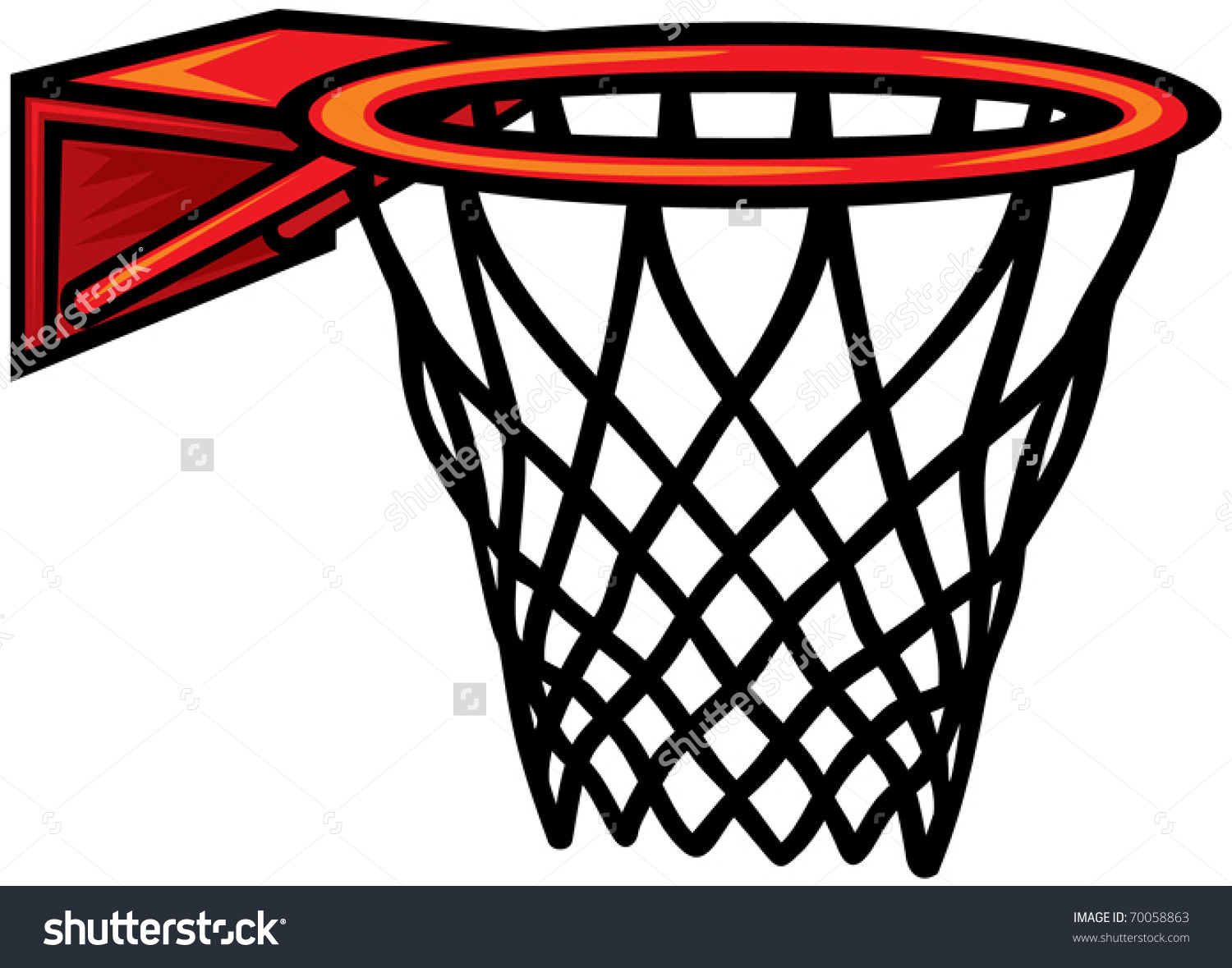 Basketball Rim Vector at Vectorified.com | Collection of Basketball Rim