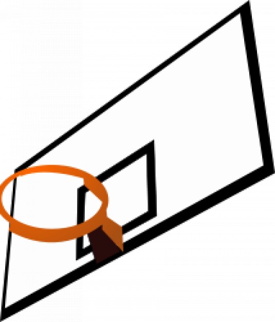 535x626 Basketball Rim Vector Free Download