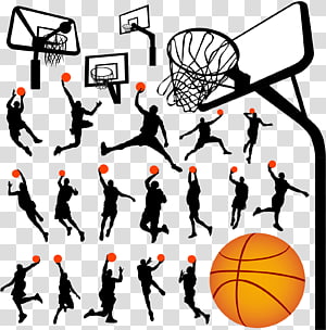 300x304 Brown Basketball In Basketball Hoop, Basketball T Shirt Backboard