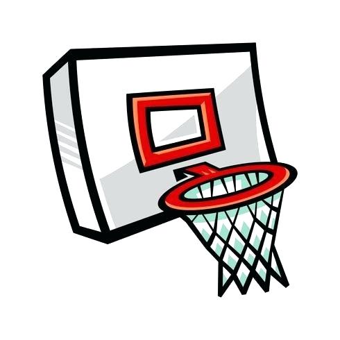 490x490 Cartoon Basketball Hoop