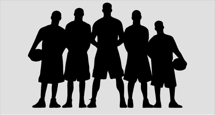 730x392 Basketball Silhouette Designs