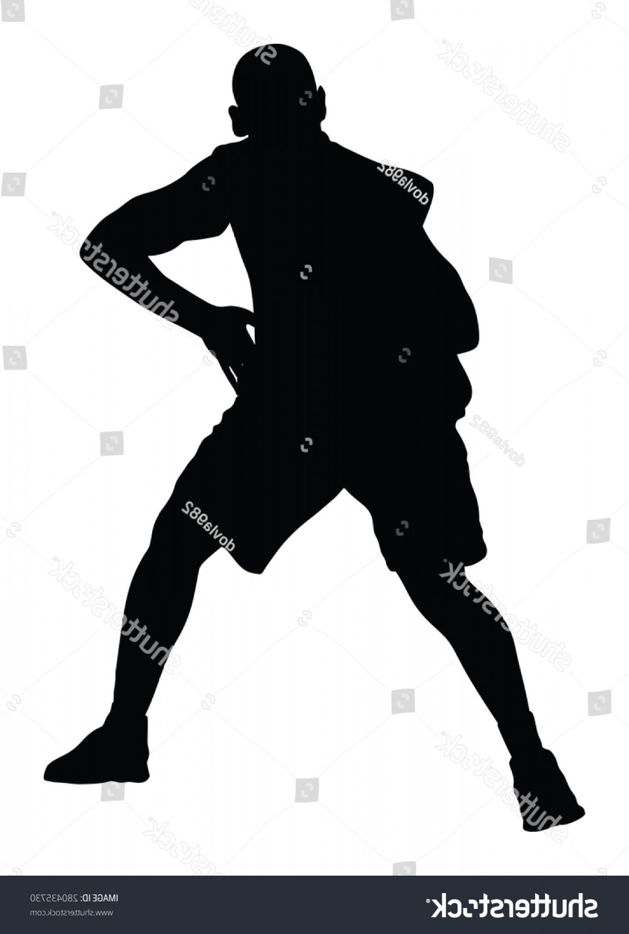 1294x1920 Basketball Player Black Silhouette Vector Illustration Studiogrfx