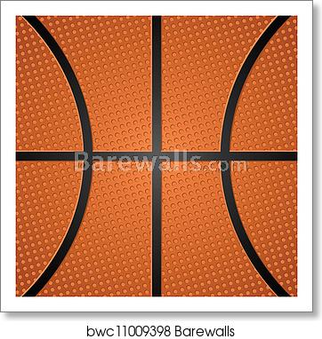 362x382 Basketball Ball Texture Art Print Barewalls Posters Prints