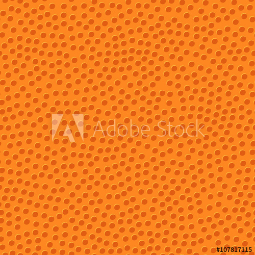 500x500 Basketball Orange Ball Texture With Bumps Seamless Pattern