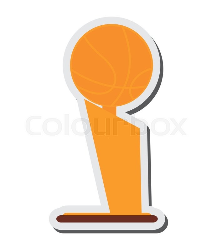 Flat Design Basketball Trophy Icon Stock Vector Colourbox 693x800 Flat Design Basketball Trophy Icon Stock Vector Colourbox
