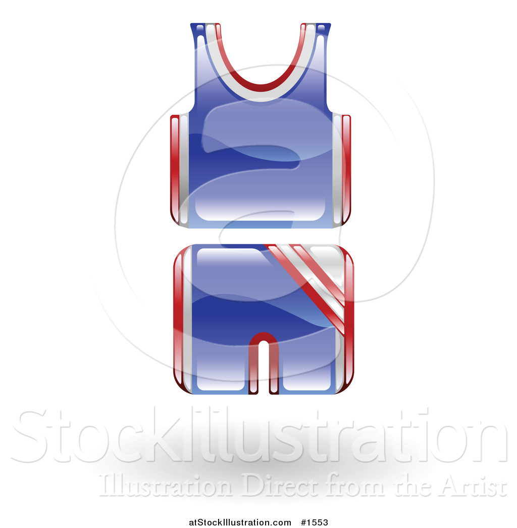 Vector Illustration Of A Blue And Red Basketball Uniform 1024x1044 Vector Illustration Of A Blue And Red Basketball Uniform