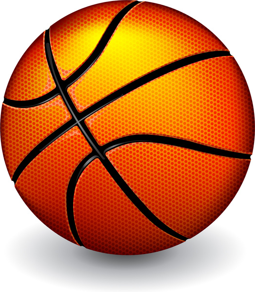 524x600 Basketball Isolated Free Vector In Adobe Illustrator