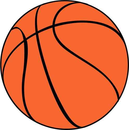496x500 Basketball Vector Symbol