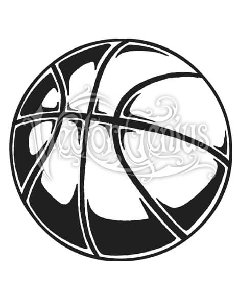 468x580 Sports Basketball Stock Art