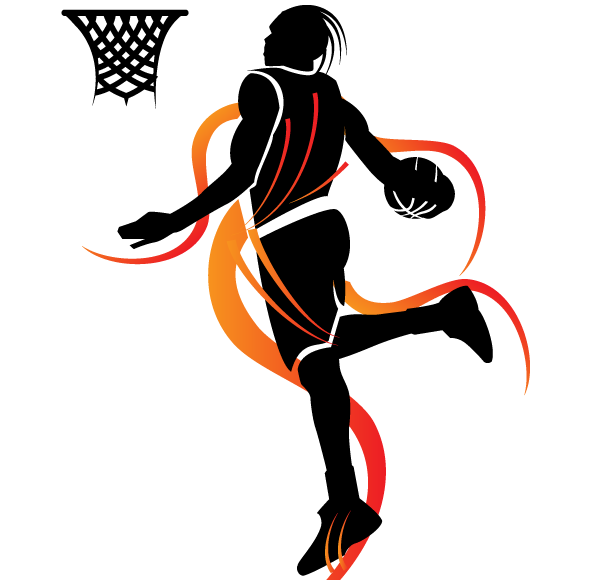 600x580 Slam Dunk Basketball Vector