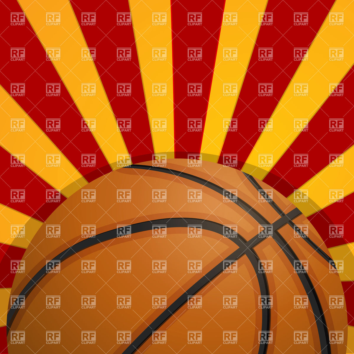 1200x1200 Sports Background Basketball Vector Image Of Sport And Leisure