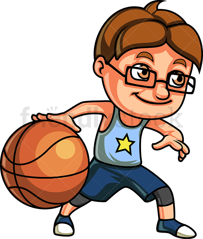 679x798 Little Boy Playing Basketball Cartoon Clipart Vector
