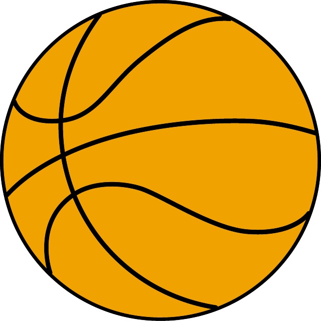 640x640 Ball For Basketball Vector Image