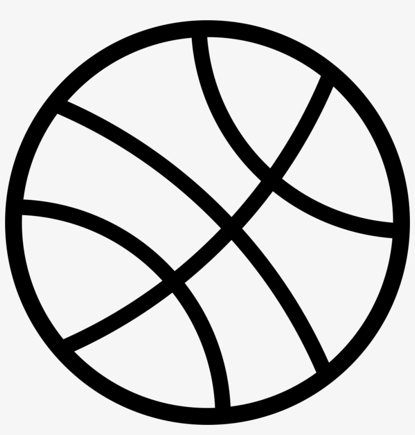 820x860 Basketball Outline Png