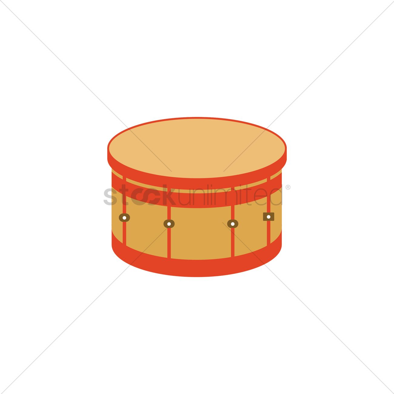 Bass Drum Vector Image 1300x1300 Bass Drum Vector Image