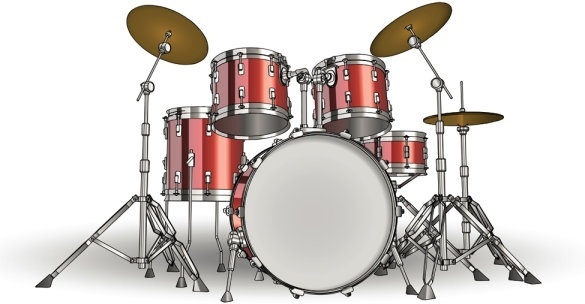 Bass Drum Free Vector Download 585x304 Bass Drum Free Vector Download