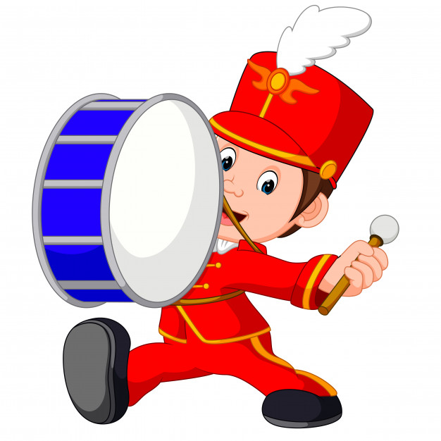 Marching Band Banging A Big Bass Drum Vector Premium Download 626x626 Marching Band Banging A Big Bass Drum Vector Premium Download