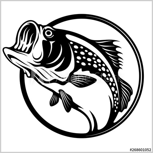 Download Bass Fish Logo Vector at Vectorified.com | Collection of ...