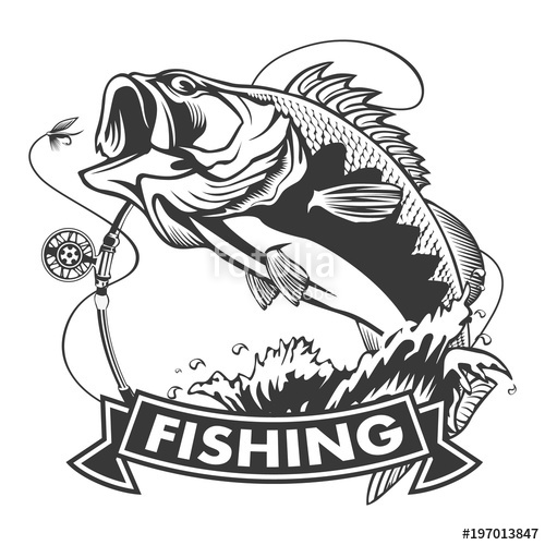 Bass Fish Logo Vector at Vectorified.com | Collection of Bass Fish Logo ...