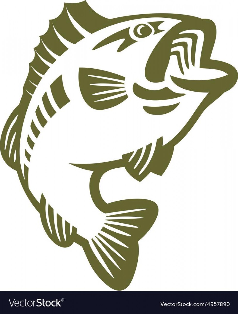Top Bass Fish Logo Vector Design Soidergi 982x1296 Top Bass Fish Logo Vector Design Soidergi