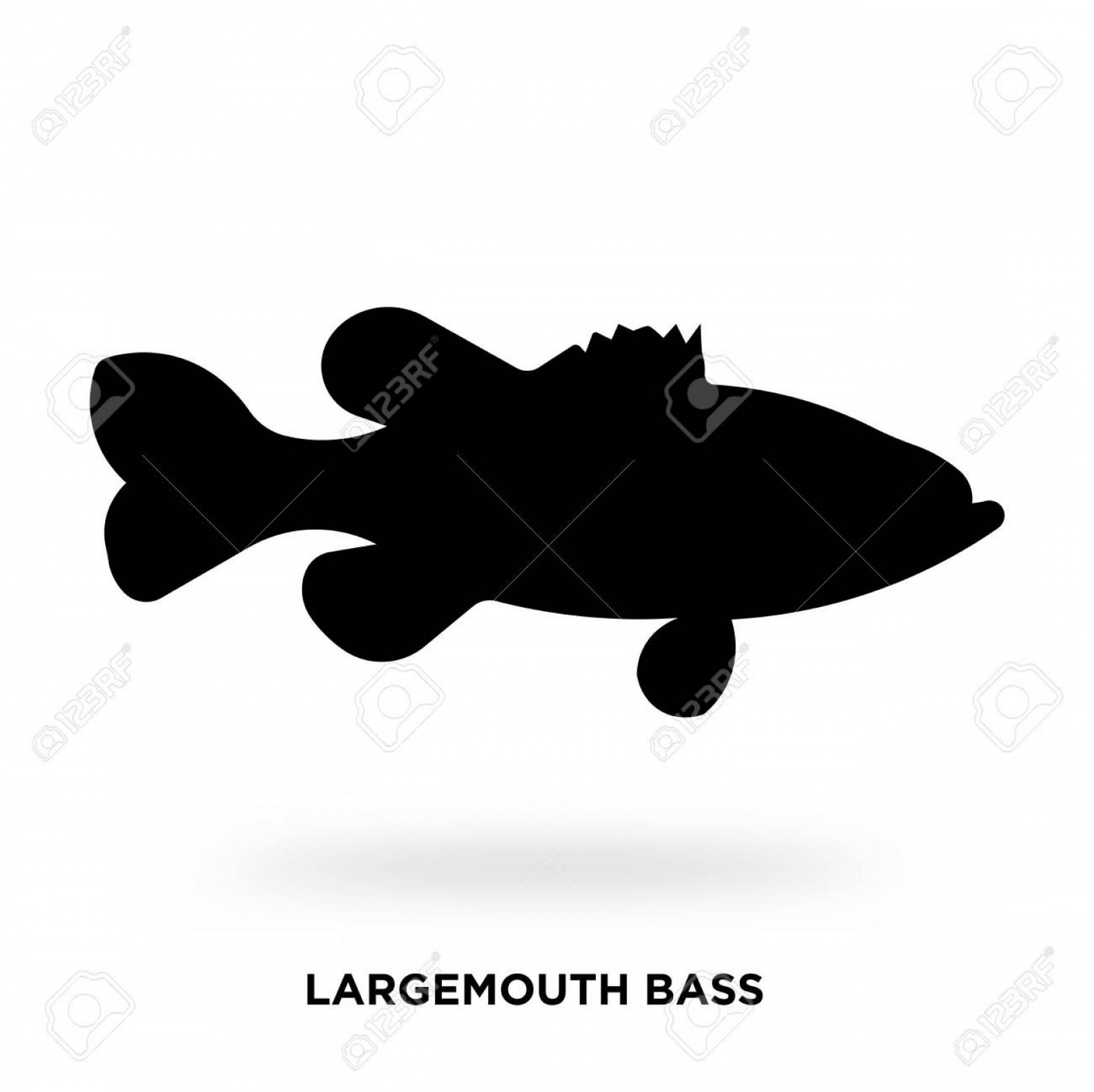 Free Free 205 Silhouette Bass Svg SVG PNG EPS DXF File
