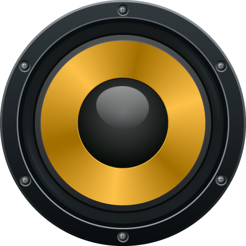 500x500 Vector Bass Speaker Images