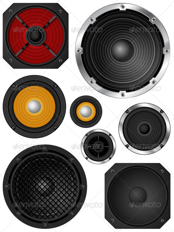 590x787 Speakers Bass Vectors From Graphicriver