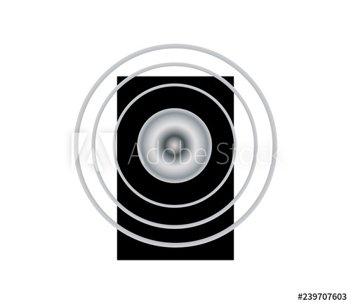 500x433 Speaker With Bass Sound