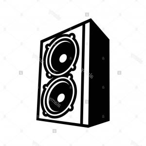 300x300 Bass Music Logo Simple Illustration Of Bass Music Vector Logo