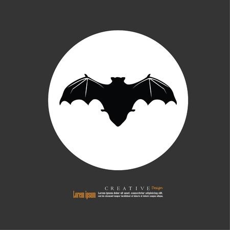 450x450 Bat Icon Bat Silhouette Vector Illustration Royalty Free Vector