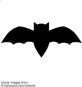 Bat Silhouette Vector at Vectorified.com | Collection of Bat Silhouette ...