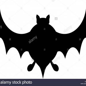 300x300 Stock Photo Halloween Bat Silhouette Vector Design Isolated